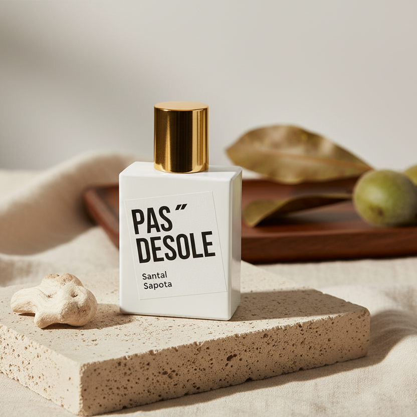 Santal Sapota Photorealistic Product Image